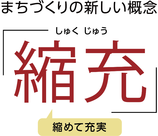まちづくりの新しい概念「縮充」